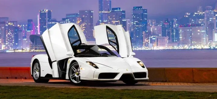 Ferrari Enzo Blanco Unico Subasta 01