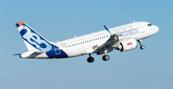 Airbus A319 Neo Combustible Sostenible