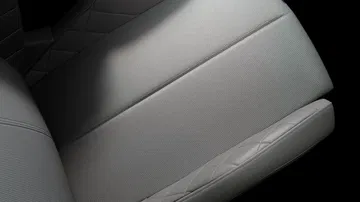 Primer plano de la tapicería de los asientos del DS 3, destacando su textura.