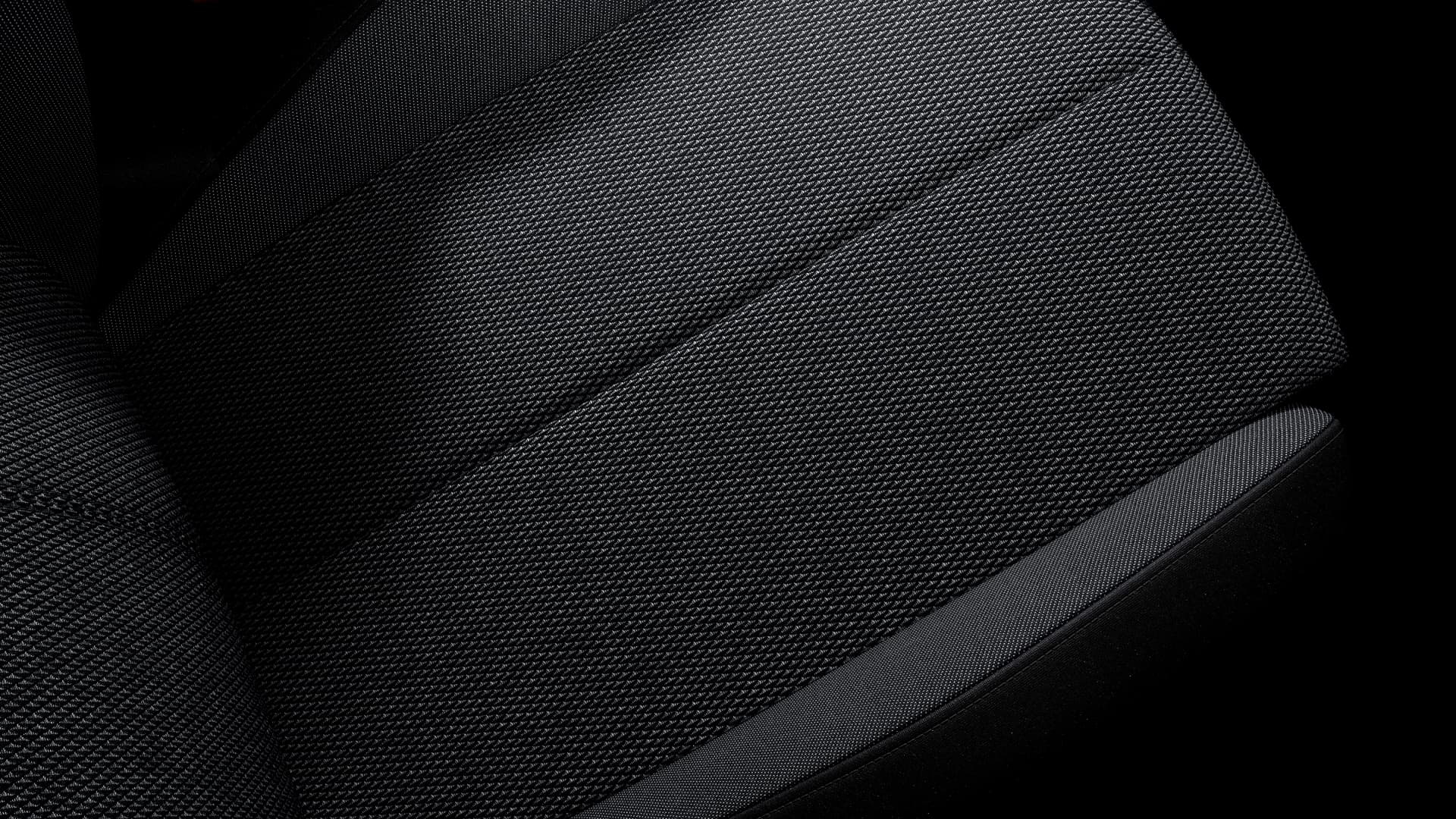 Primer plano de la textura del tapizado de un asiento DS 3.