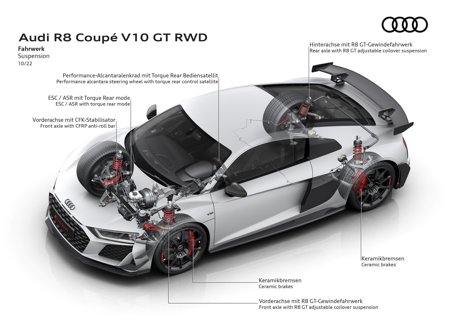 Audi R8 Coupé V10 Gt Rwd