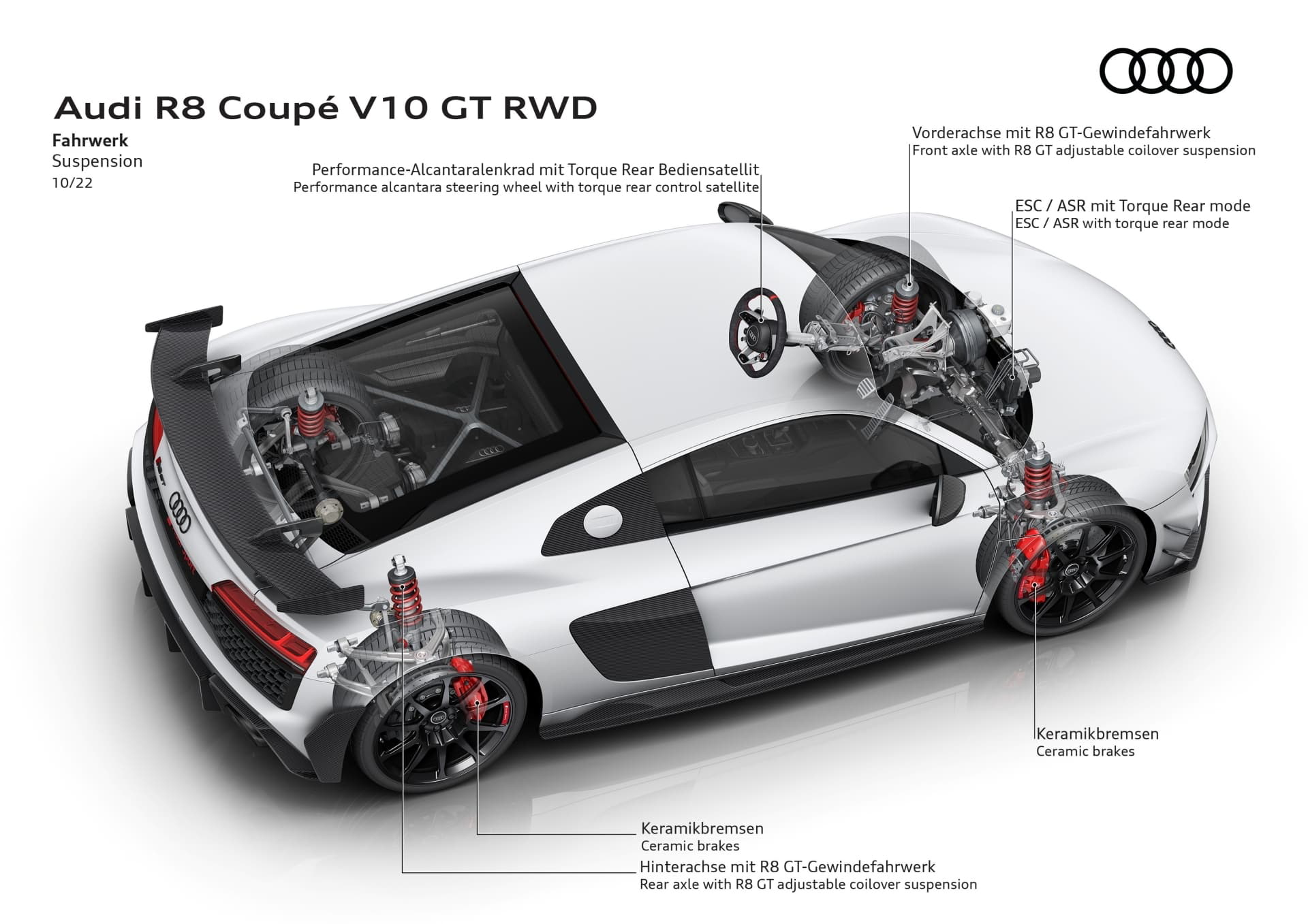 Audi R8 Coupé V10 Gt Rwd