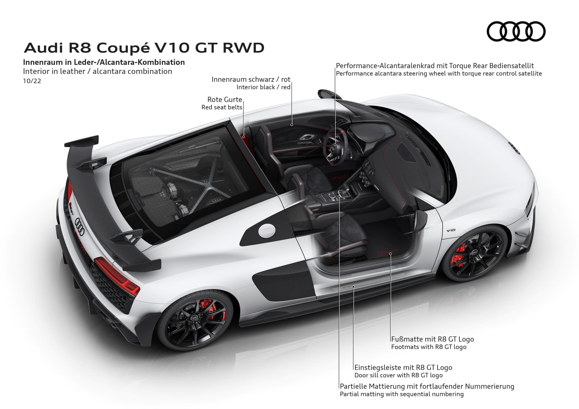 Audi R8 Coupé V10 Gt Rwd