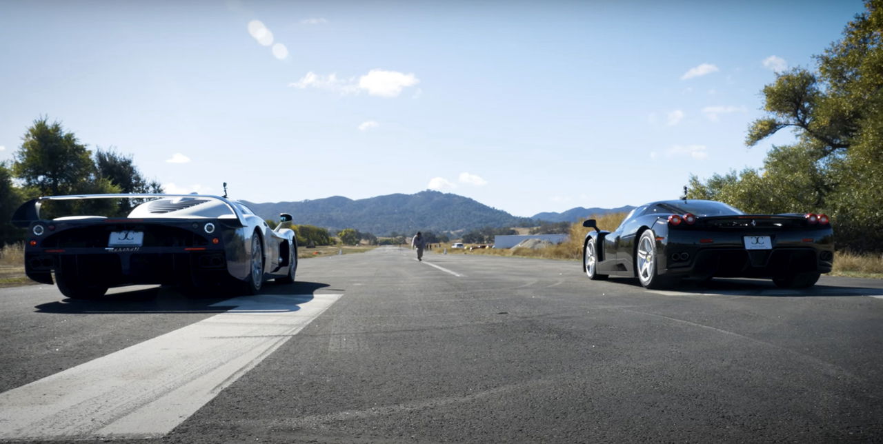 Ferrari Enzo Maserati Mc12 Carrera Video 2