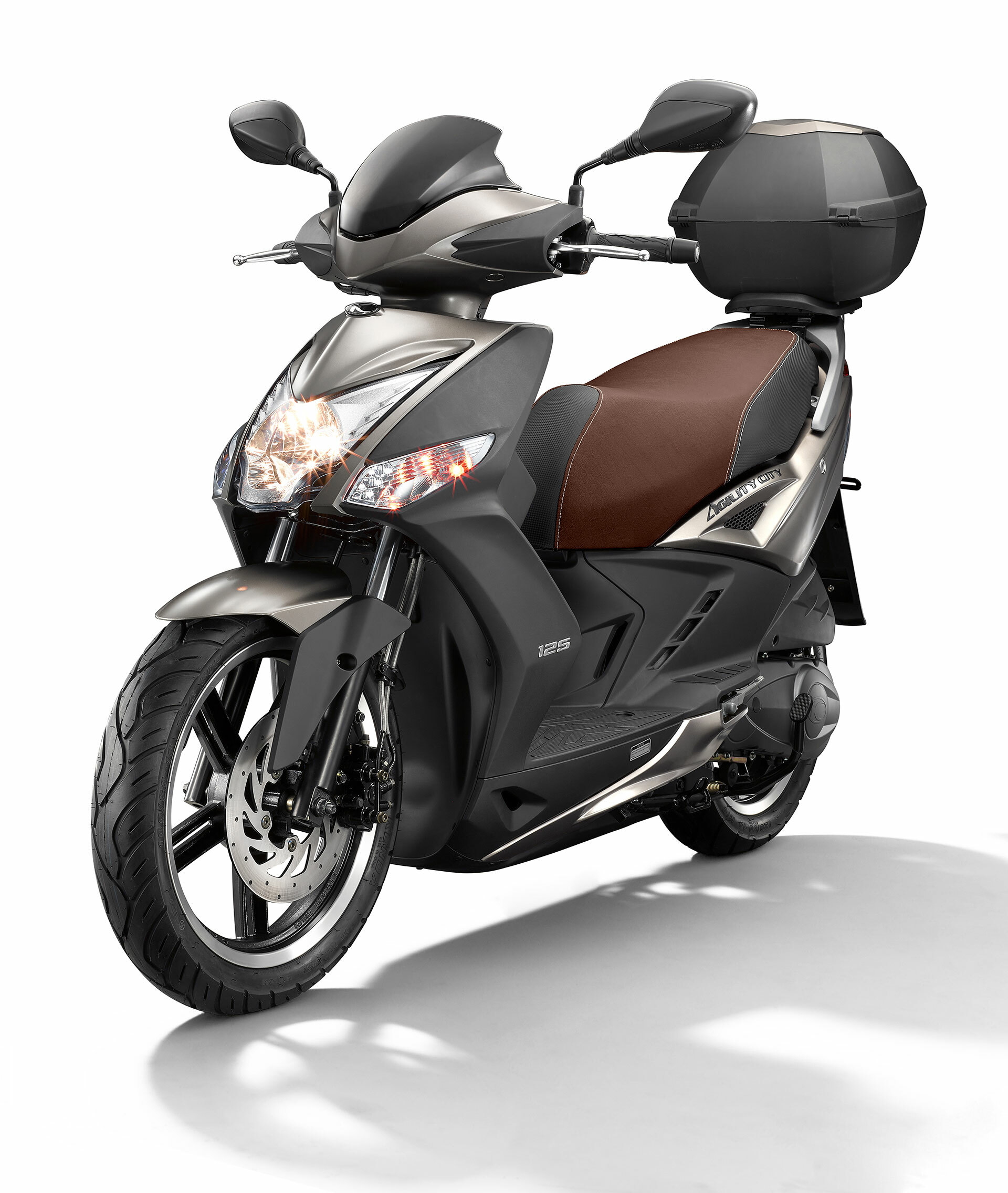 Kymco Agility 125 Marron 05