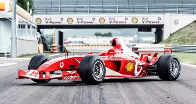 Coches Mas Caros Subasta 2022 Ferrari 2003 Ga F1