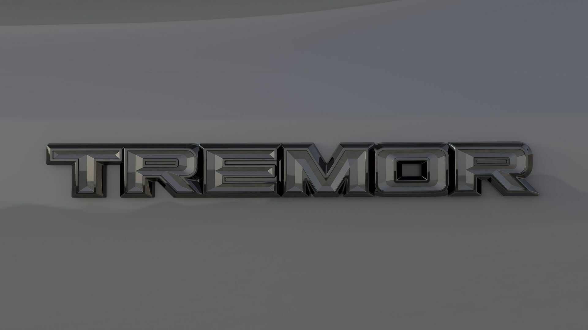 Vista cercana del logotipo característico de Ford Ranger.