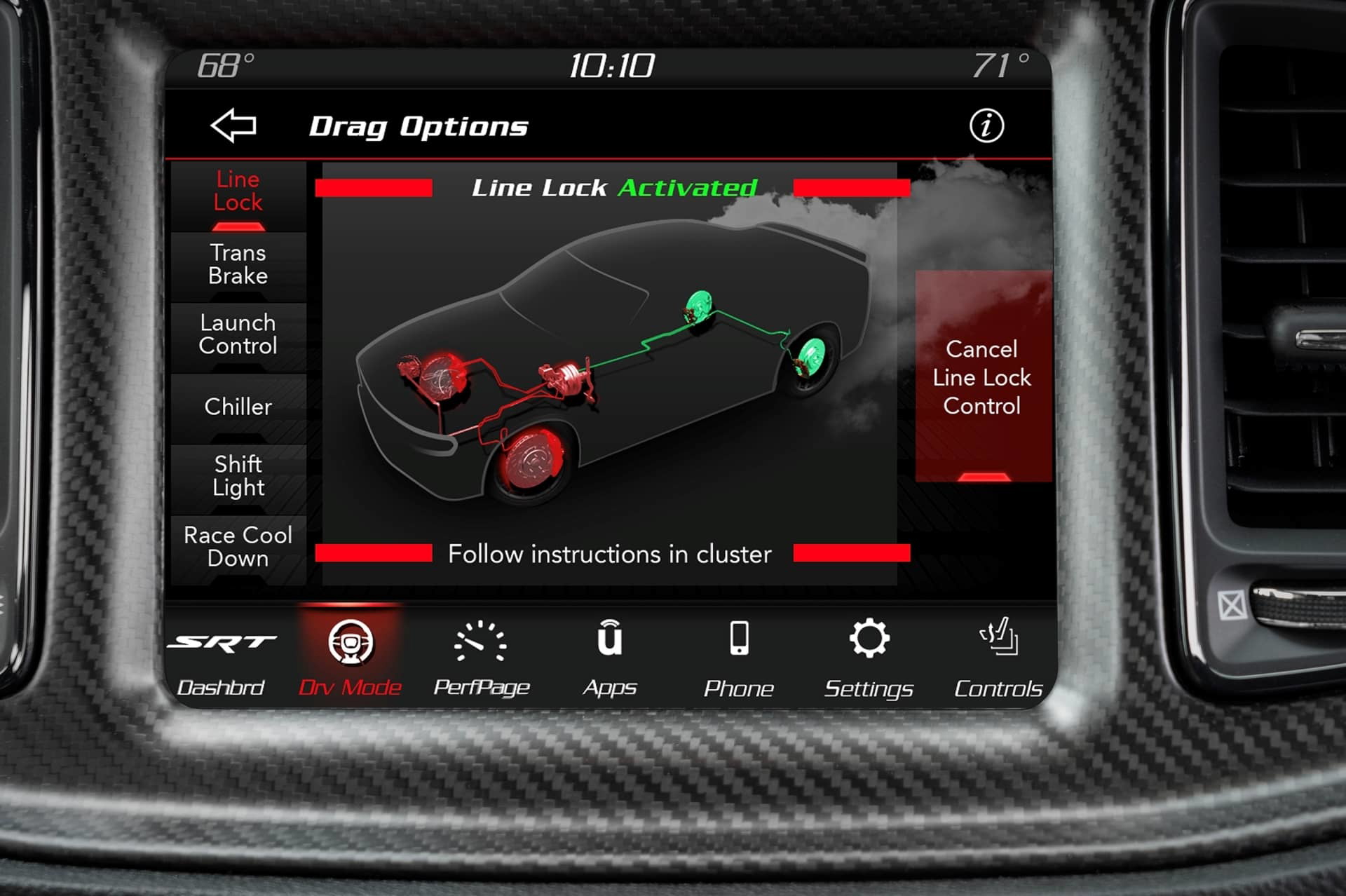 The Line Lock Feature Of The 2023 Dodge Challenger Srt Demon 170
