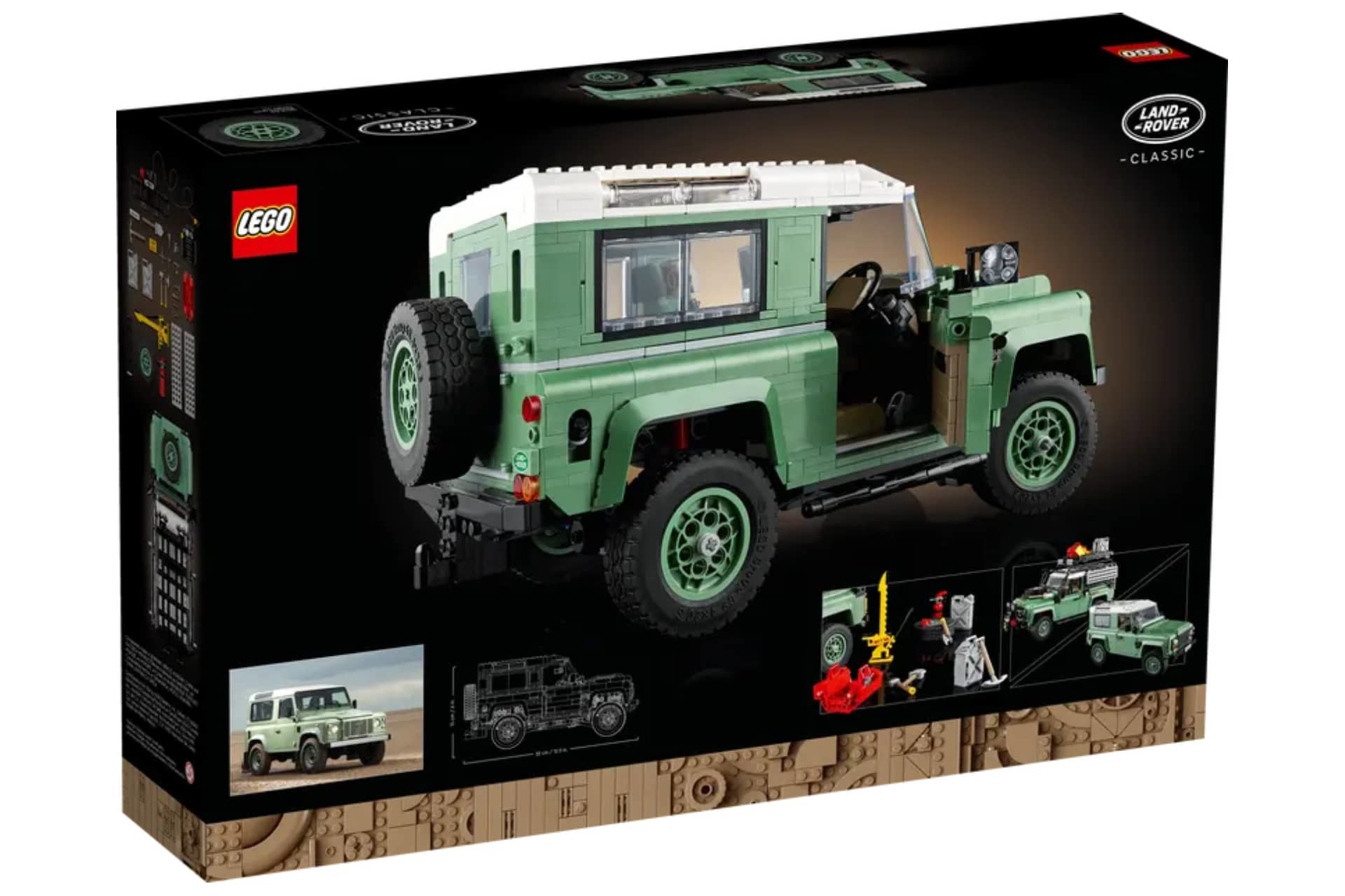 Land Rover Defender 90 Clasico Lego 13