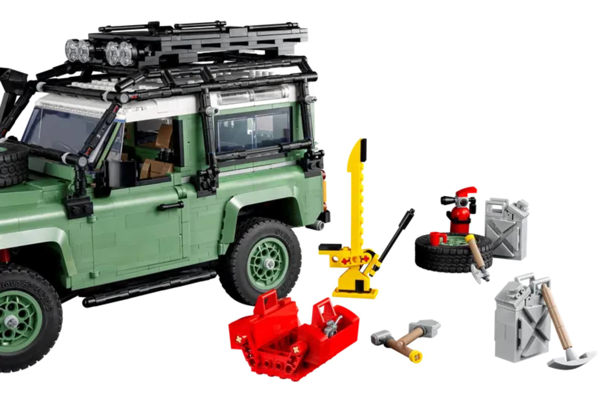 Land Rover Defender 90 Clasico Lego 17