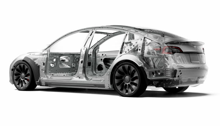 Tesla Model 3 Estructura Tesla Model 3 Estructura