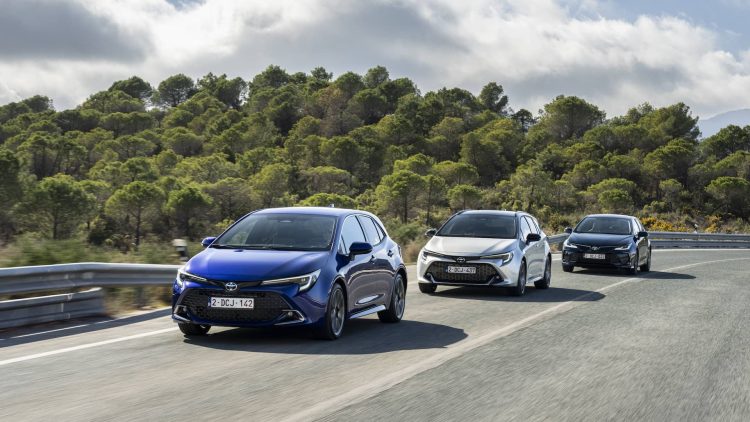 Vista del Toyota Corolla 2023