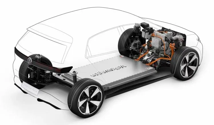 Volkswagen Id2 All Bateria Sistema Electrico Trasera Infografia