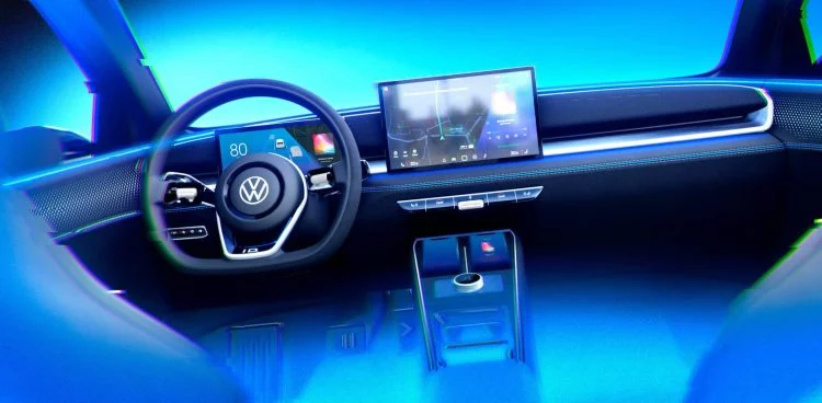 Volkswagen Id2 Interior Pantallas Boceto