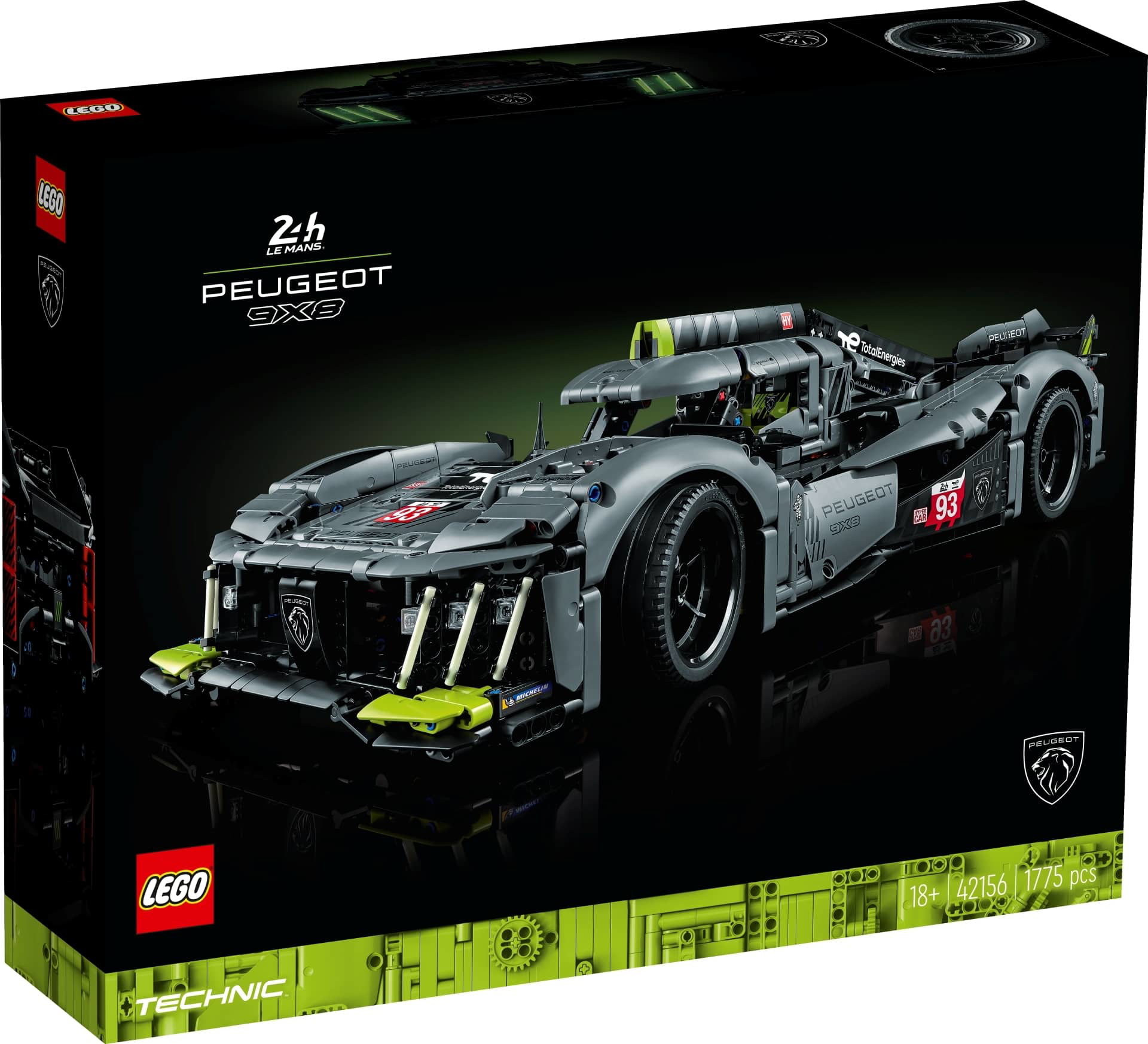Peugeot 9x8 Le Mans Lego Technic 2023 04
