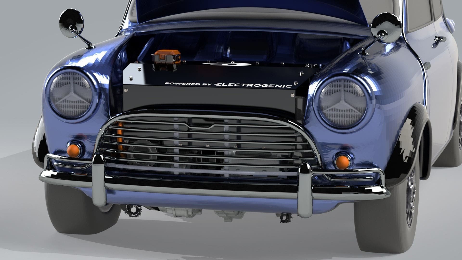 That’s how easy it is to turn a classic Mini into an electric car with this conversion kit