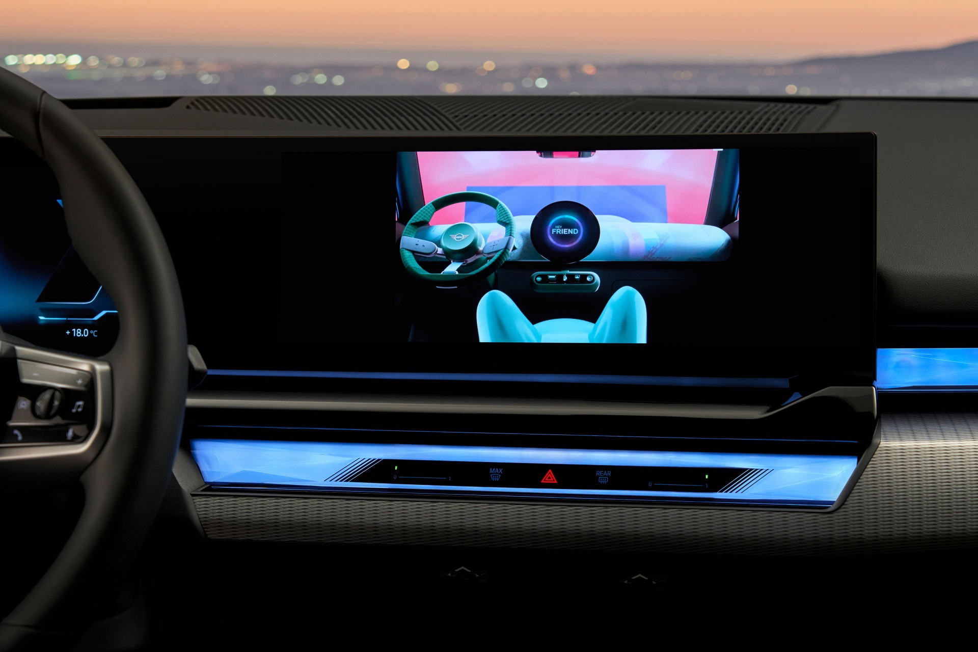 Pantalla central de alta definición del BMW Serie 5, interfaz intuitiva.