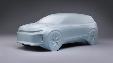 Vista anticipada del Skoda Elroq, enfocando su diseño frontal y lateral.