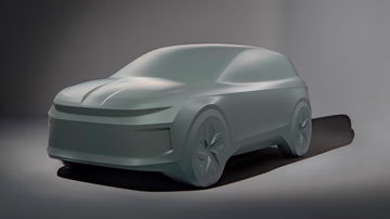 Vista anticipada del Skoda Elroq que muestra líneas fluidas y modernas.