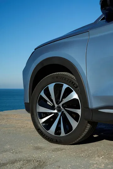 Rueda del BYD Seal U destacando su diseño estilizado y moderno.