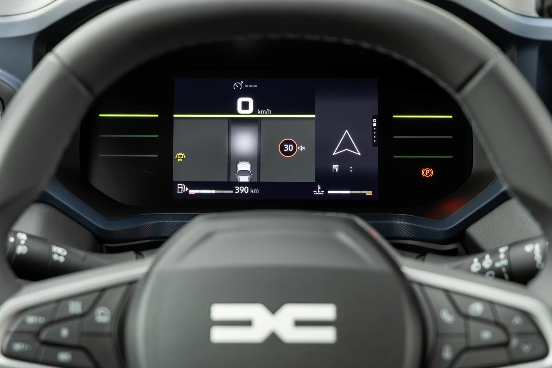 Cuadro de instrumentos digital intuitivo y moderno del Dacia Duster.