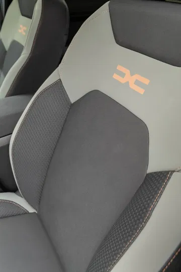 Asiento con tapizado exclusivo de la edición.