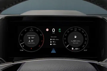 Vista detallada del cuadro de instrumentos digital del Skoda Kodiaq 2024