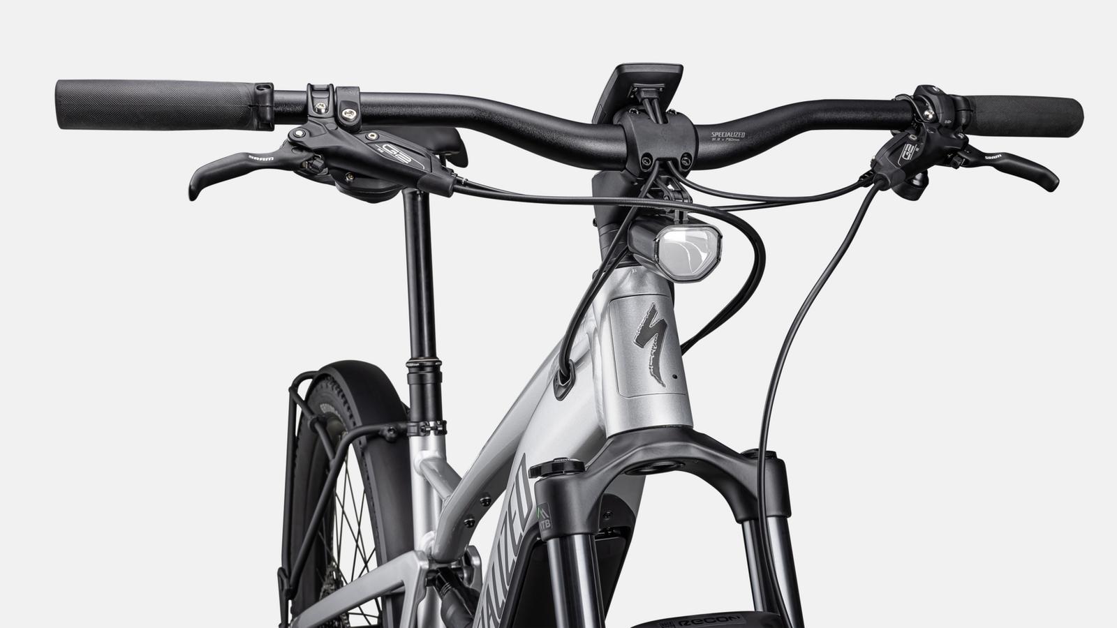 Vista lateral parcial de la bicicleta eléctrica Specialized Turbo Tero 4.0.