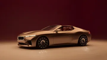 Vista lateral del BMW Concept Skytop, fusión de elegancia y deportividad