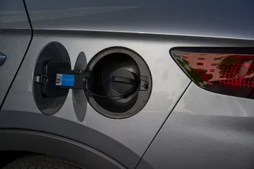 Vista de la toma de carga del BYD Seal 2024.