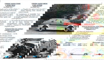Vista lateral del Citroën Xantia Break Buffalo 4x4, mostrando su perfil aventurero.