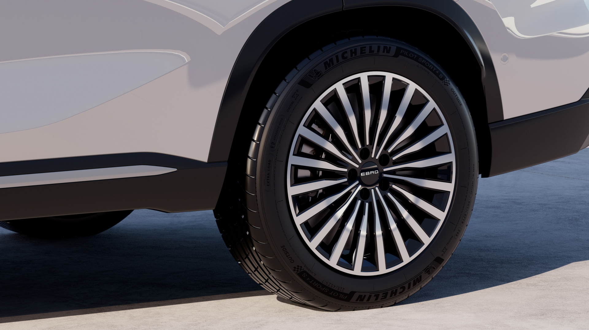 Llanta de diseño innovador en el nuevo SUV español