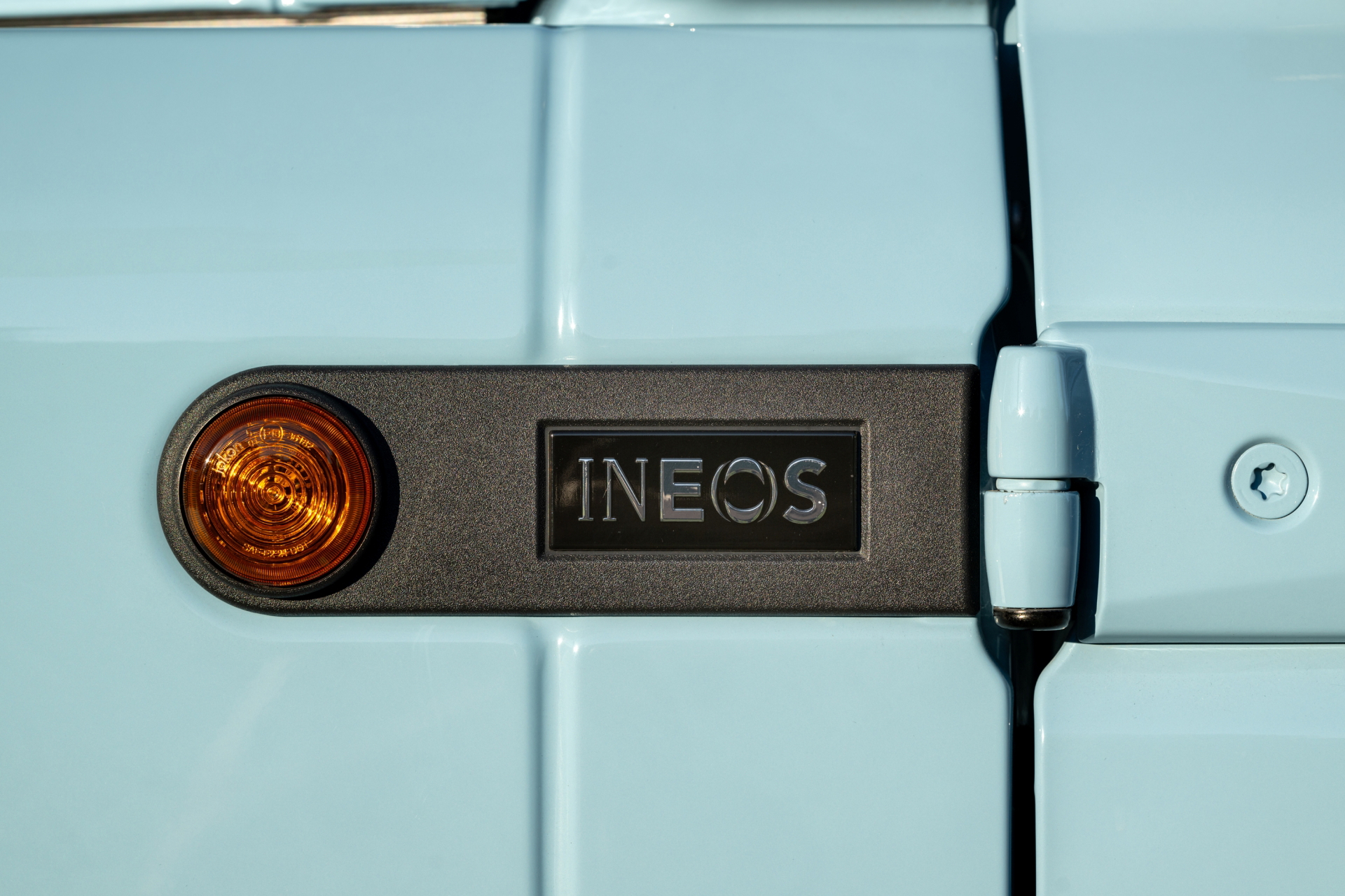 Primer plano del detalle del Ineos Grenadier Quartermaster 2024