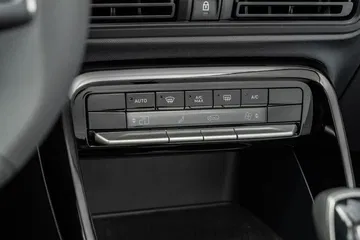 Sistema de climatización del Citroën C3 con diseño minimalista.