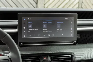 Vista del sistema de infoentretenimiento del Citroën C3