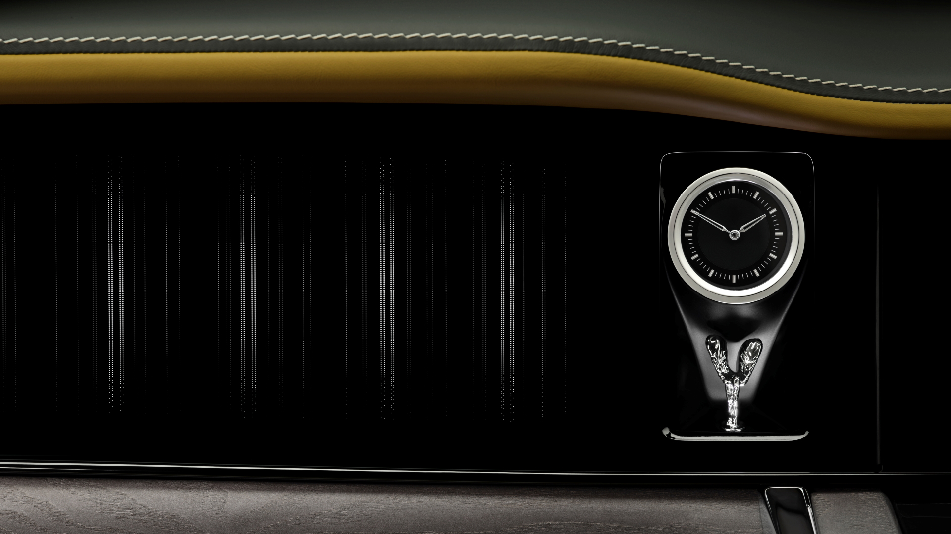 La consola central del Rolls-Royce Cullinan luce un acabado impecable.
