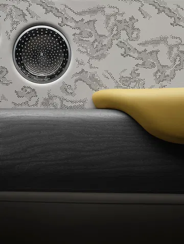 Lujo y detalle refinado en el interior del Rolls-Royce Cullinan.