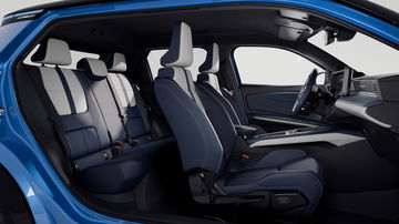 Vista lateral del innovador interior del Alpine A290, destacando su ligereza y ergonomía.