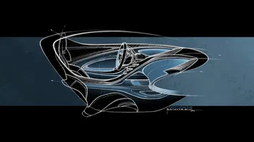 Silueta revela contornos agresivos del Bugatti Tourbillon