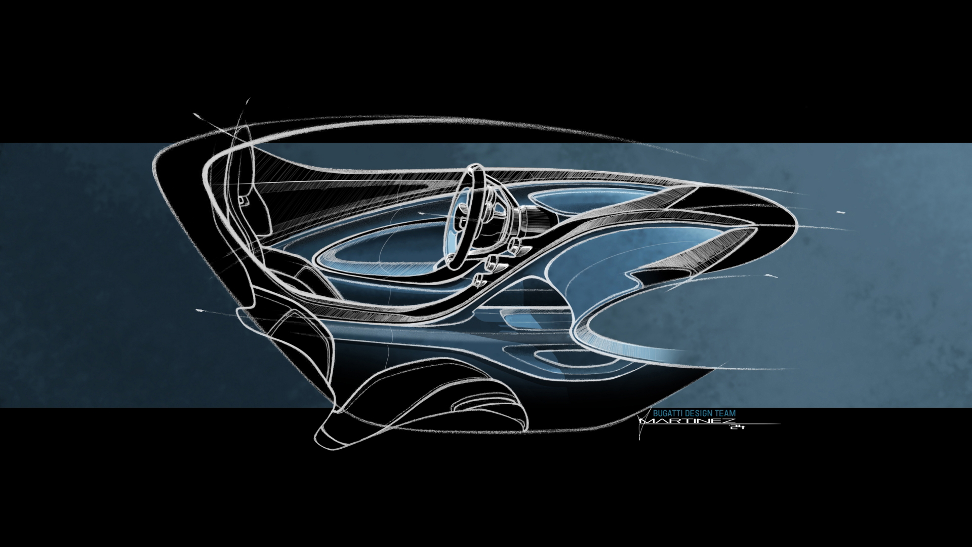 Silueta revela contornos agresivos del Bugatti Tourbillon