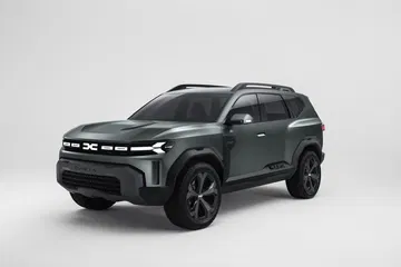 Vista lateral Dacia Bigster Concept, vislumbrando el futuro SUV de la marca.