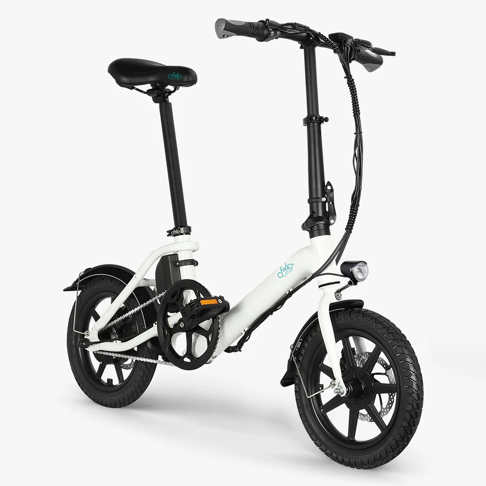 Compacta eBike Fiido D3 Pro, ideal para desplazamientos urbanos.