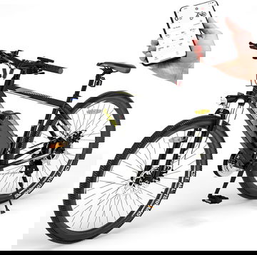 Mountain bike eléctrica Eleglide M1 Plus; autonomía 100 km, precio competitivo.