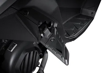Vista del sistema de frenado ABS de la Kymco Sky Town 125.