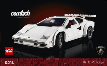 Réplica LEGO Lamborghini Countach de 1.506 piezas.