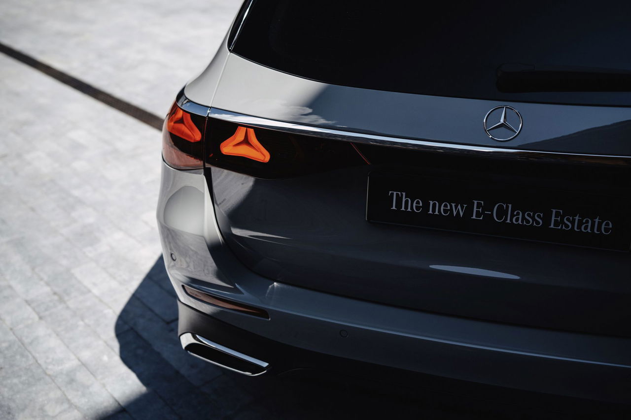 Imagen detallada del diseño trasero del Mercedes Clase E Estate