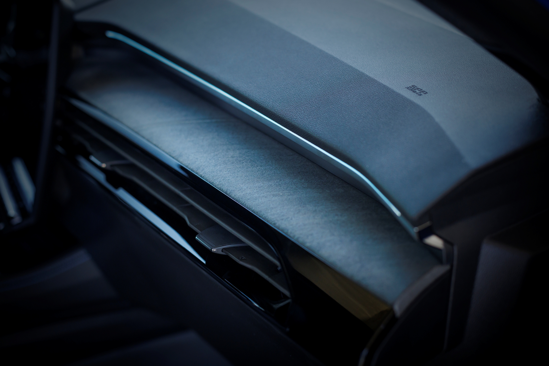 Vista parcial de asiento del Renault Rafale, mostrando calidad de materiales y diseño.