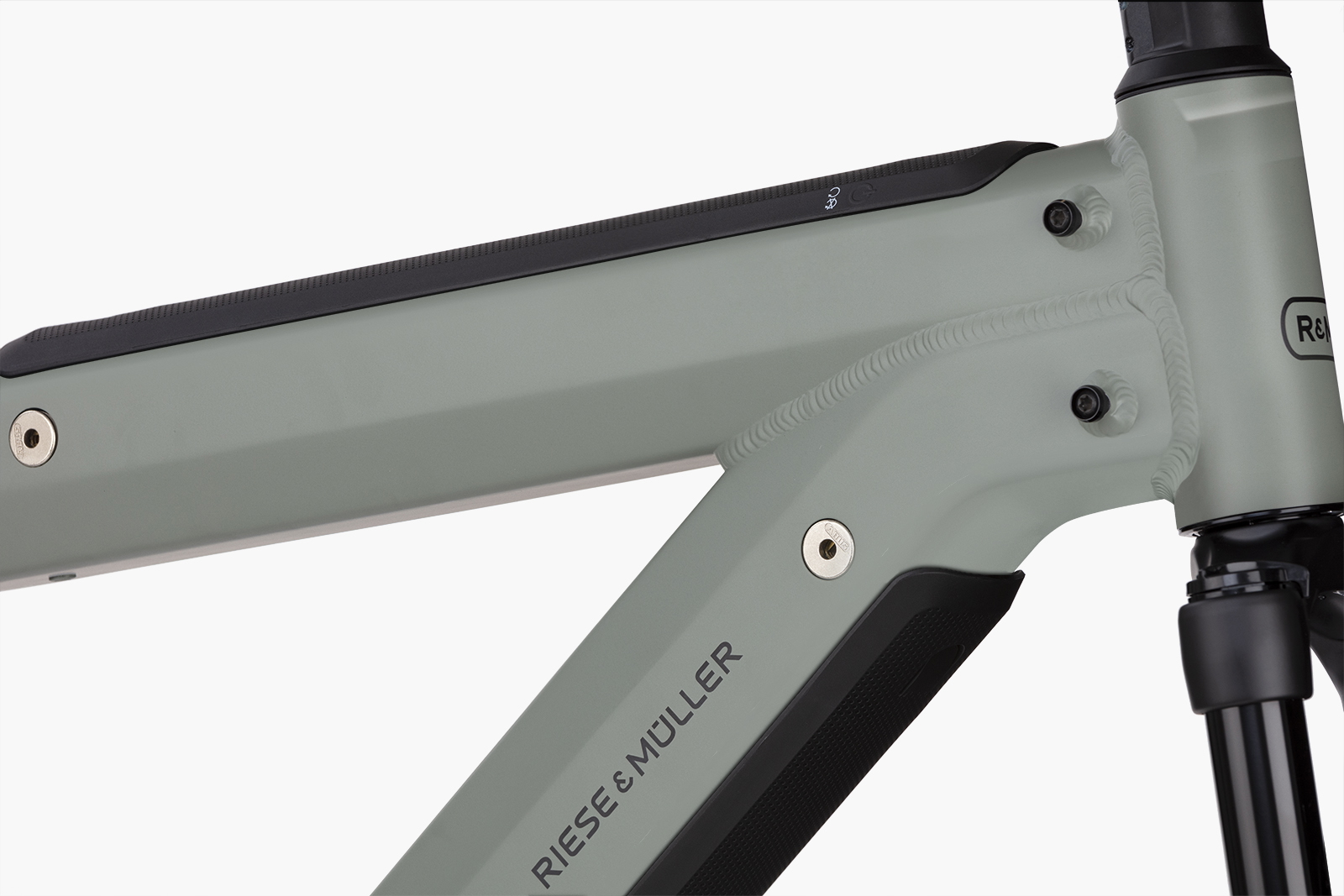 Cuadro de ebike Riese & Müller con acabados premium y diseño innovador.