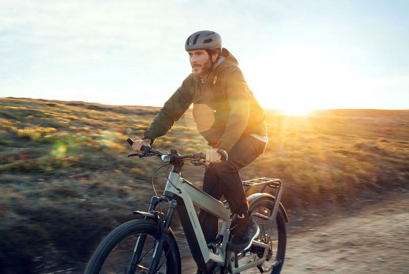 Ebike Riese & Müller de alta gama con diseño y acabados premium.