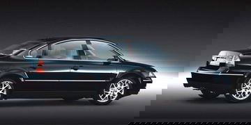 Vista lateral del Volkswagen Passat W8 que desafió a las marcas premium.